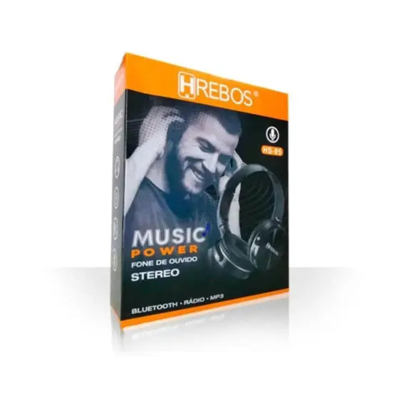 O Fone de Ouvido Music Power Stereo HS-95 Original - Academia e Gamer